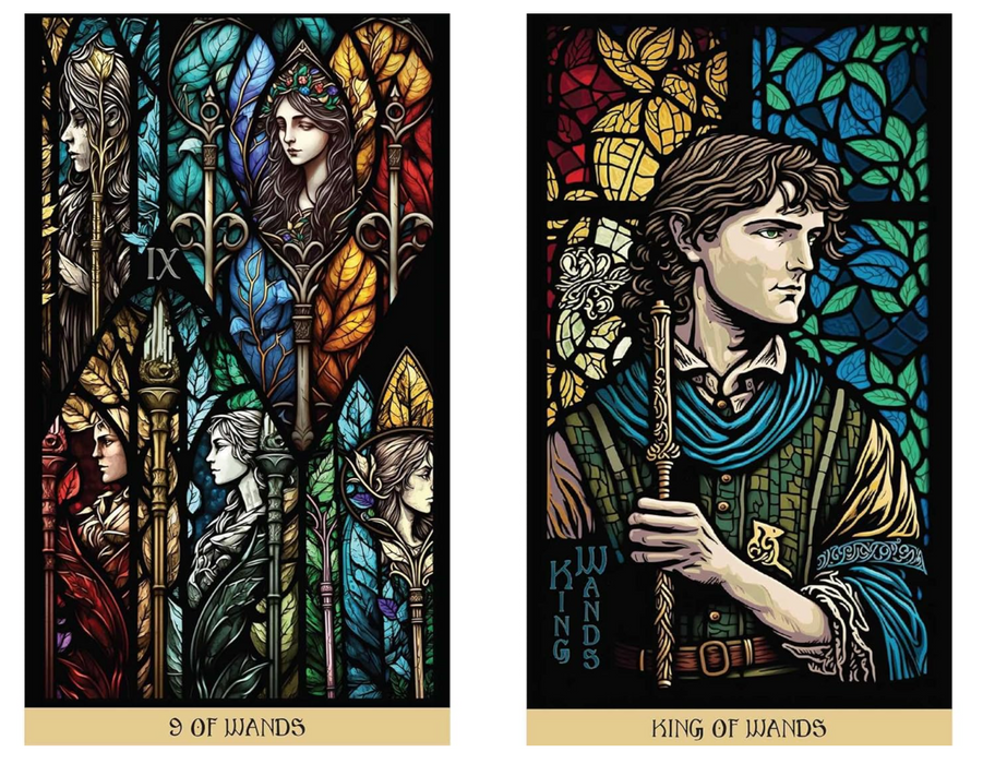 The Stained Glass Tarot : An Illuminated Journey through the Cards - James Edward