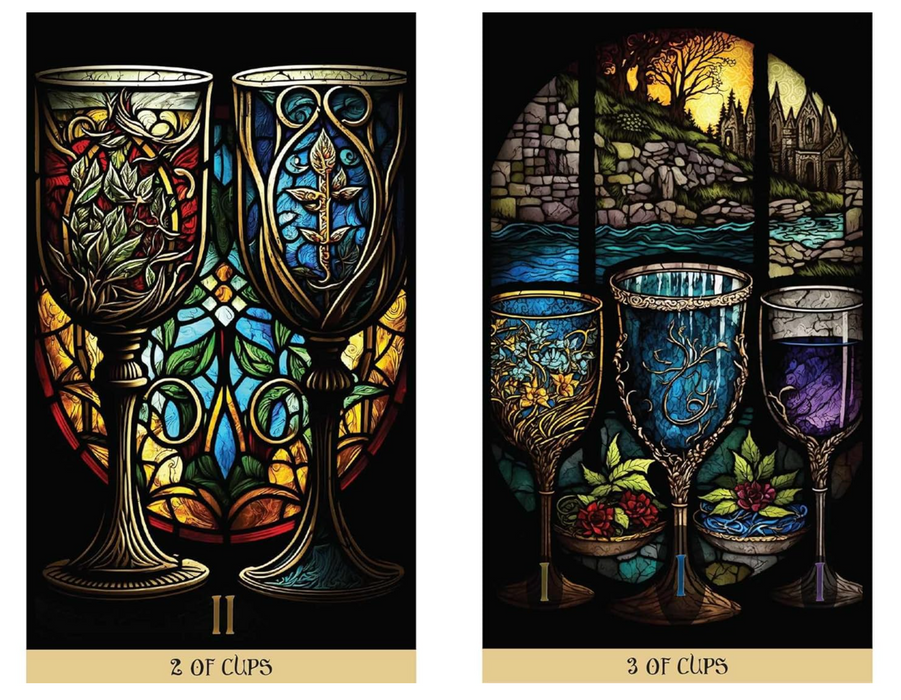 The Stained Glass Tarot : An Illuminated Journey through the Cards - James Edward