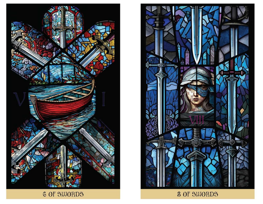 The Stained Glass Tarot : An Illuminated Journey through the Cards - James Edward