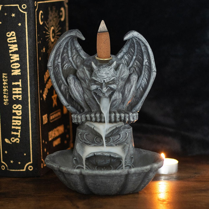 Gargoyle takaisinvirtaava suitsuke astia