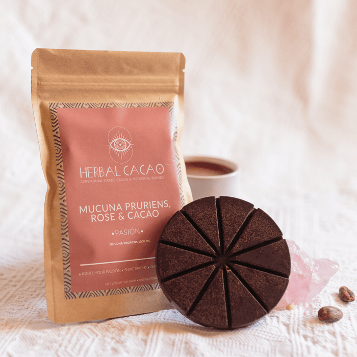 Pasion Mucuna & Cacao Rose+Vanilla - Herbal Cacao 100g