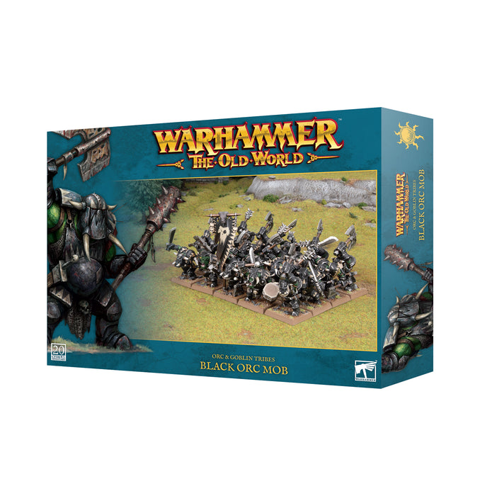 Whtow Orc and Goblin Tribes Black Ork Mob - Warhammer