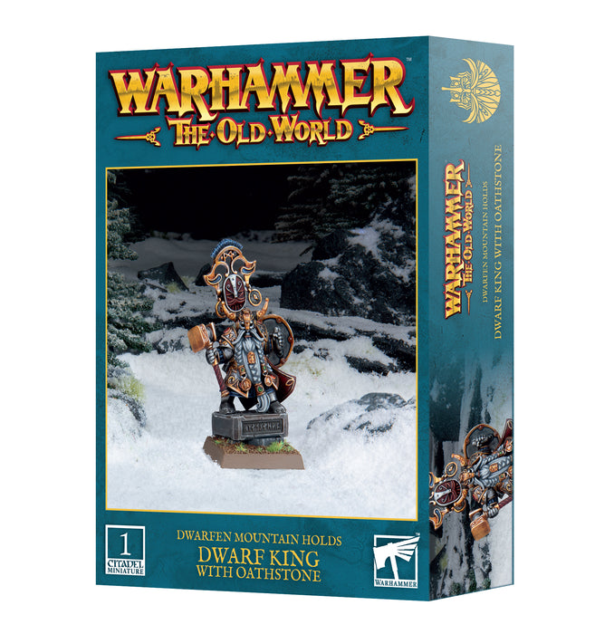 Whtow Dmh Dwarf King with Oathstone - Warhammer