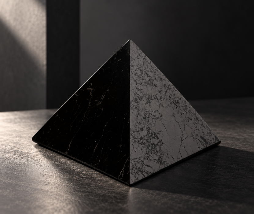 Sungiitti pyramidi 10x10cm n. 615g