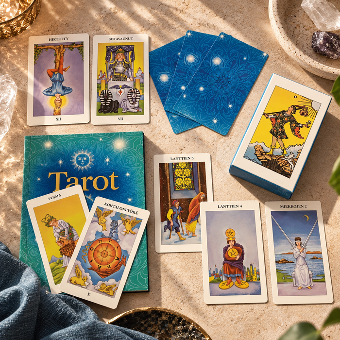 Tarot - tarotkortit ja suomenkielinen opaskirja - Bobby Newlyn-Jones, A.E.Waite