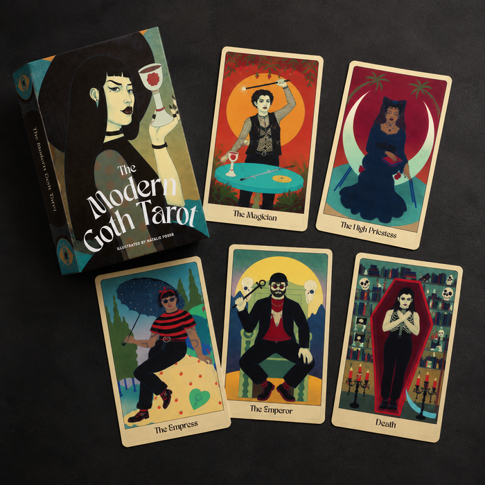 The Modern Goth Tarot Deckcard and handbook - Stephen Baird, Natalie Foss