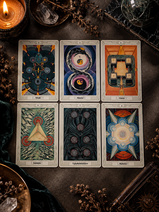 Thoth Tarot kortit ja Sielun peili kirja - Suomi: Gerd Ziegler, Aleister Crowley
