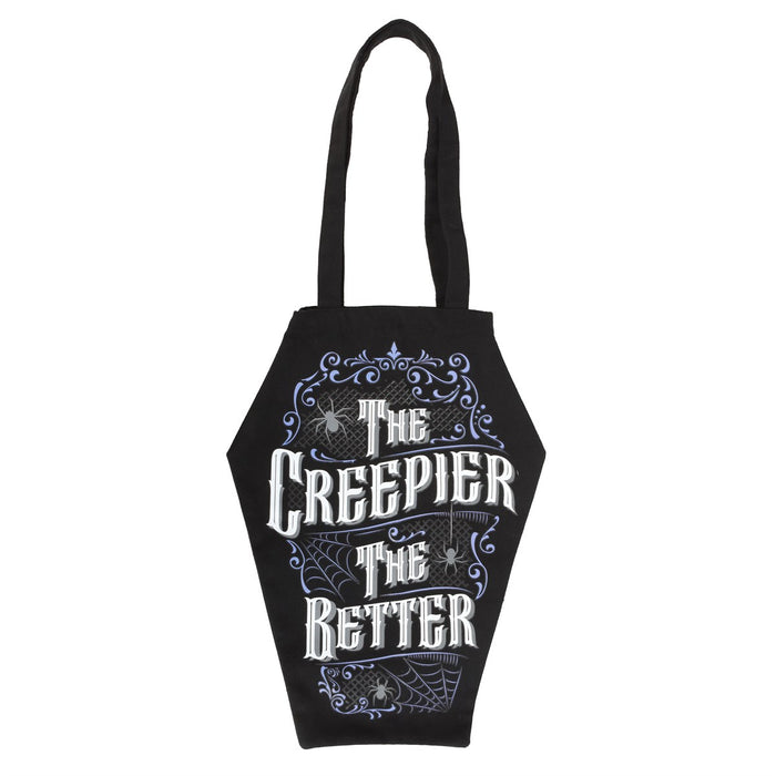 The Creepier The Better canvas bag