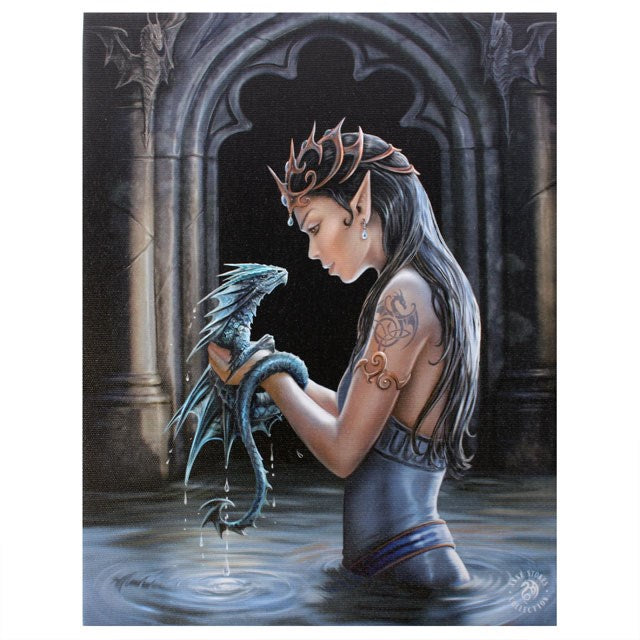 Water Dragon Canvas Taulu Anne Stokes