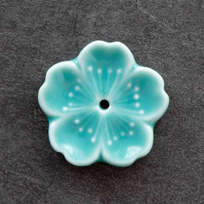 Gohobi Ceramic Flower -käsintehty suitsuketeline