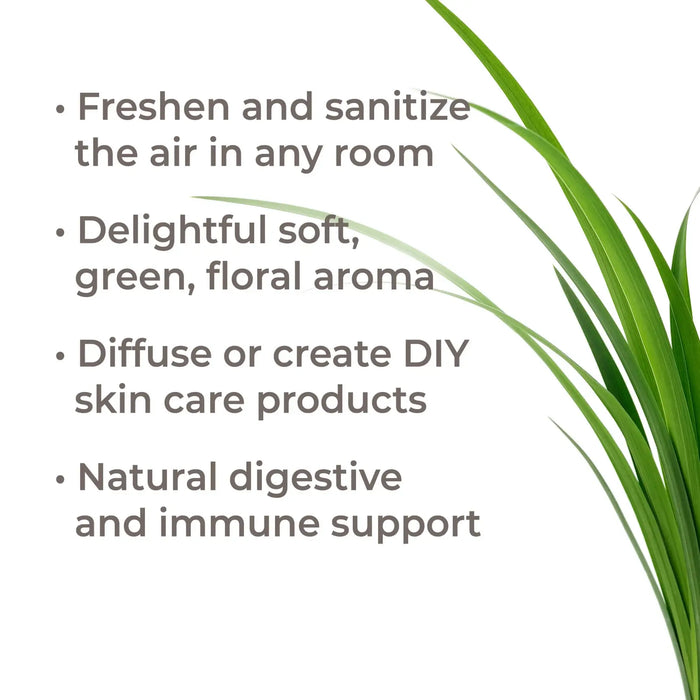 Organic Palmarosa eteerinen öljy 10 ml - Plant Therapy