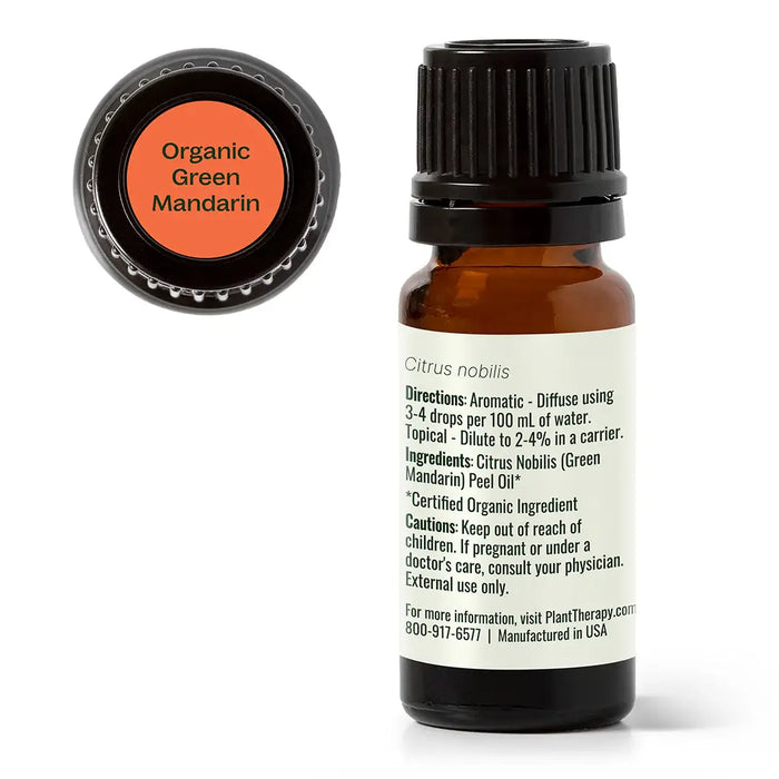 Organic Green Mandarin Eteerinen öljy 10 mL