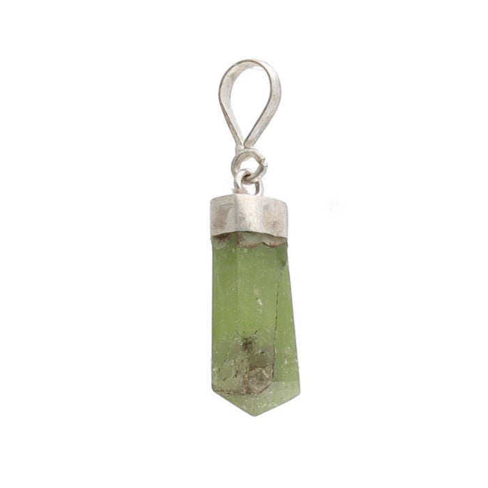 Polished Peridot Pendant (Sterling 925 Silver)