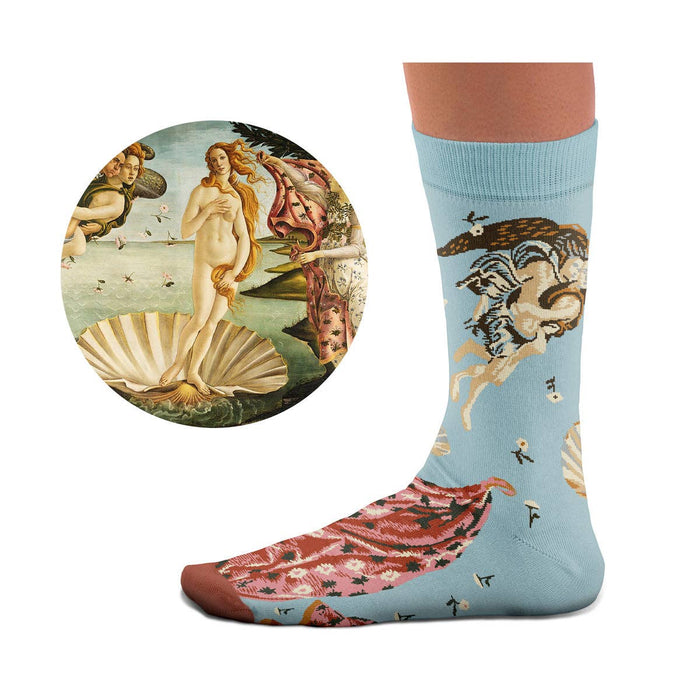 Venuksen syntymä taidesukat – Sock Affairs