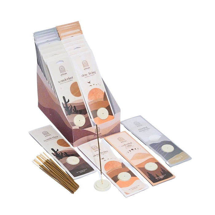 Song of India Artisan Aroma -suitsukkeet, 20 tikkuja/pakkaus.