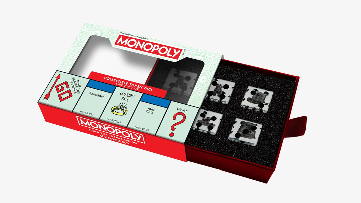 Monopoly 22 mm Oversized -noppasetti: Token Inclusions - Fanroll