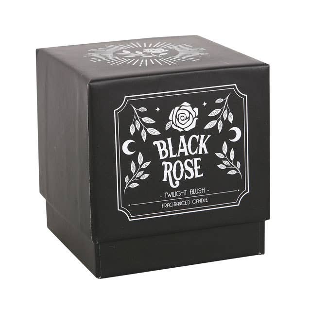 Black Rose Twilight Blush Gothic kynttilä