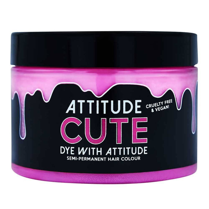 Cute Pastel Pink Hiusväri- vegaaninen, eläinkokeeton - Attitude Hair Dye