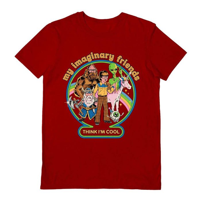 My Imaginary Friends punainen T-paita - Steven Rhodes