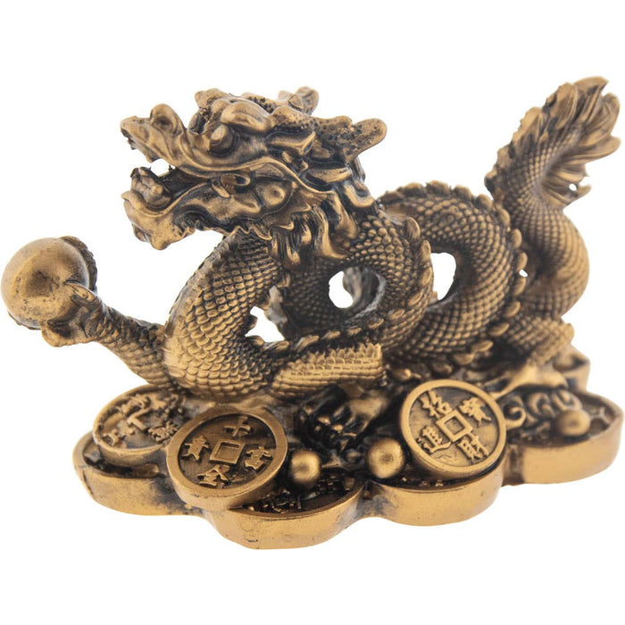 Feng Shui figuuri -  Money Dragon - Kullanvärinen