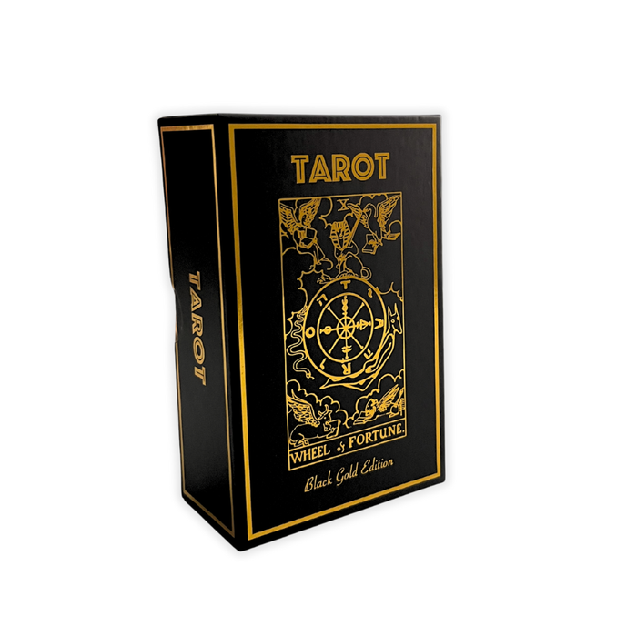 Black Gold Tarot Deck | Classic Tarot Design and Gold Foil