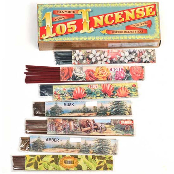 Pack of 7 incense sticks - Diamond 105