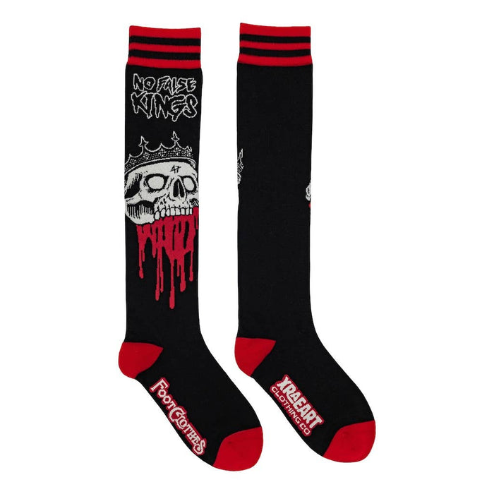 No False Kings Knee High Socks - sukat - FootClothes