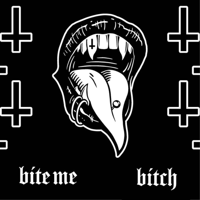 Bite Me Bitch Crew Socks - sukat - FootClothes