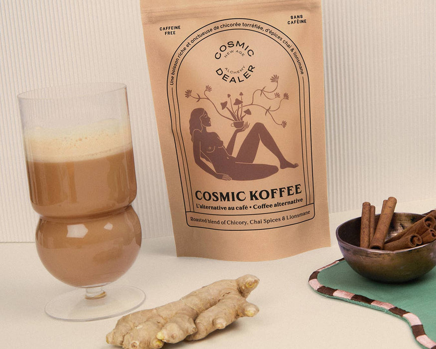 Chai Koffee: Chai-Gewürze + Löwenmähne – Kosmischer Händler