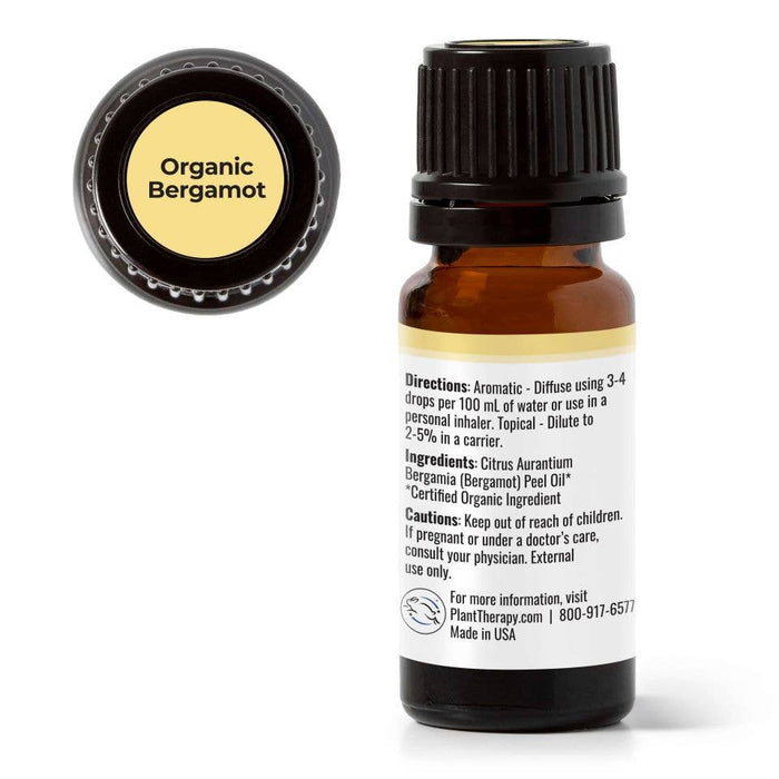Organic Bergamot eteerinen öljy 10ml  - Plant Therapy