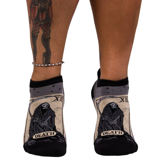 Death Tarot Card nilkkasukat - FootClothes