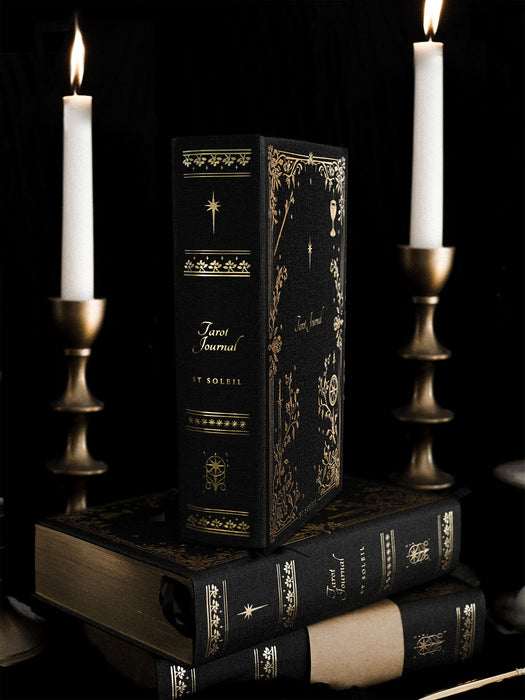 Tarot Journal, Black Linen - St Soleil
