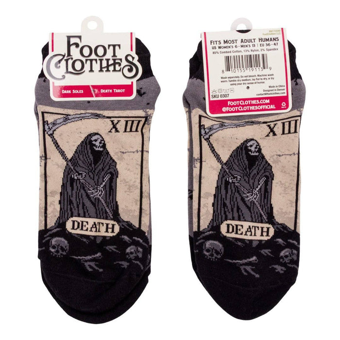 Death Tarot Card nilkkasukat - FootClothes