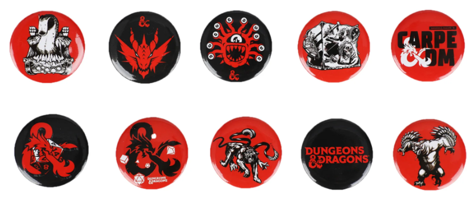 Dungeons & Dragons – 10 kpl - Pinssisetti