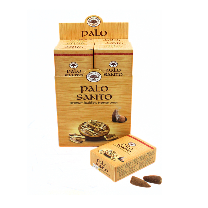 Green Tree Palo Santo backflow-suitsukekartiot (12 kpl pakkaus)