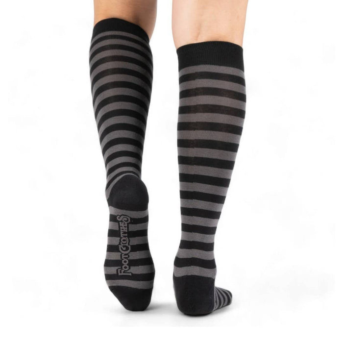 Smoke and Black Stripes polvisukat  - FootClothes