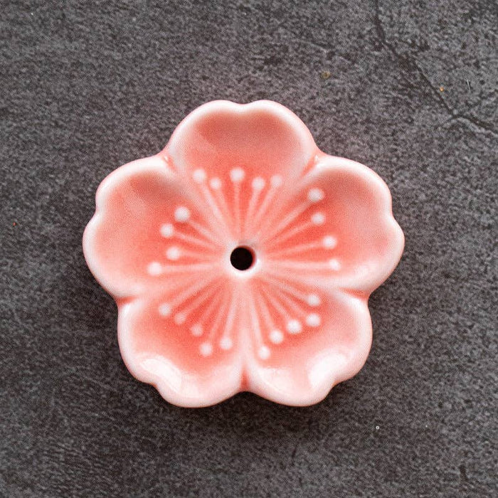 Gohobi Ceramic Flower -käsintehty suitsuketeline