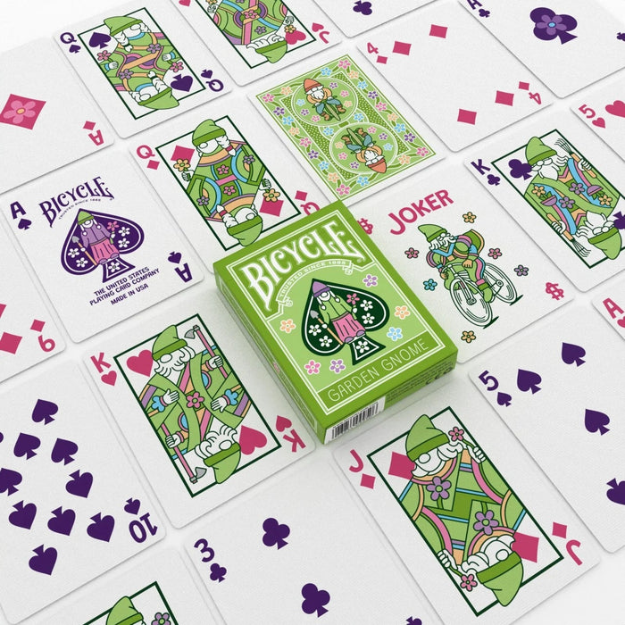 Garden Gnome pelikortit - Bicycle