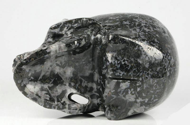 Merliniitti Gabbro kristallikallo n.13cm