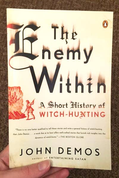 Enemy Within: A Short History of Witch-Hunting - John Demos