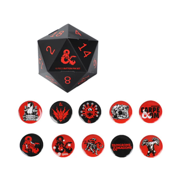 Dungeons & Dragons – 10 kpl - Pinssisetti