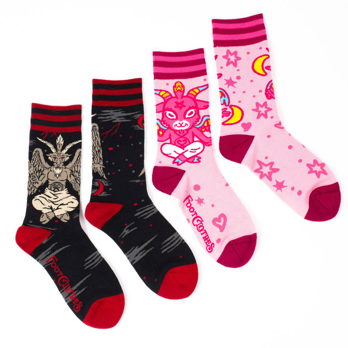 Evil AF Baphomet -sukat  - FootClothes