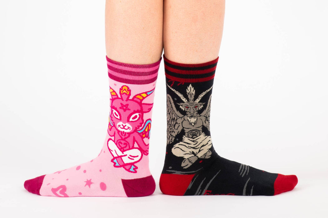 Evil AF Baphomet -sukat  - FootClothes
