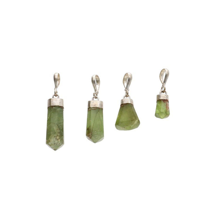 Polished Peridot Pendant (Sterling 925 Silver)