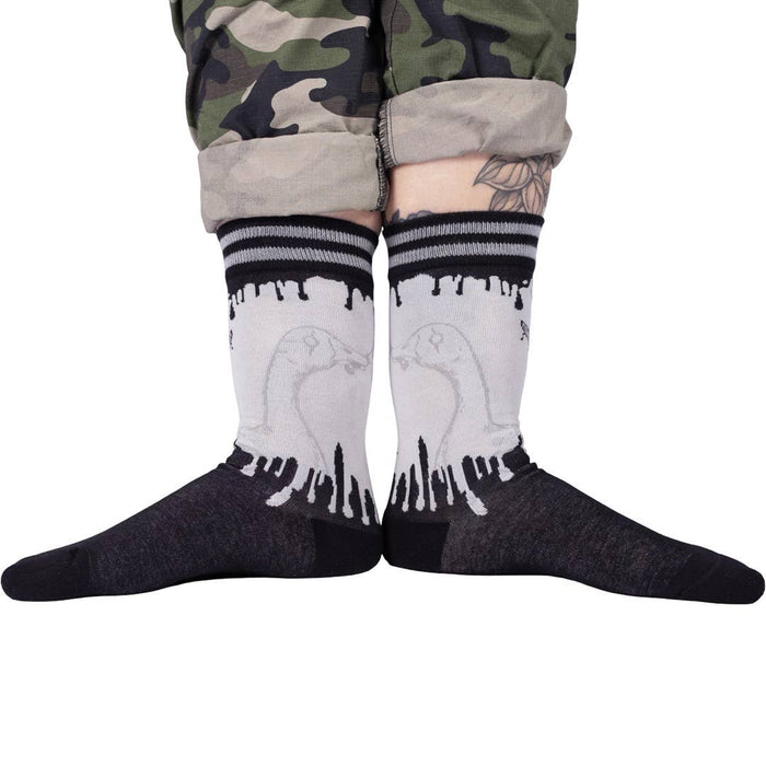 Not-So-Silly Goose Crew Socks - sukat - FootClothes