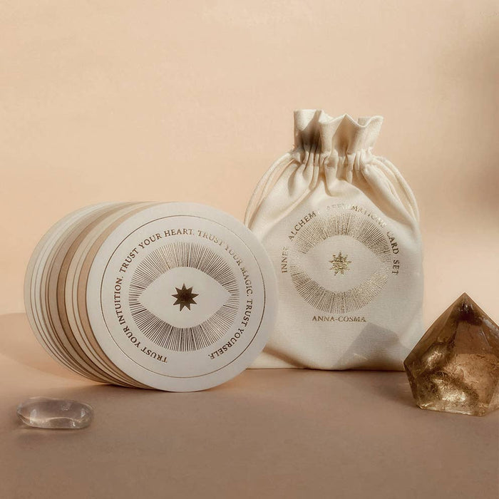 INNER ALCHEMY AFFIRMATIONS - CARD SET - DECK - GOLD EDITION