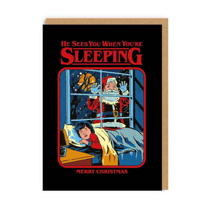 He Sees You When You're Sleeping postikortti ja kirjekuori - Steven Rhodes