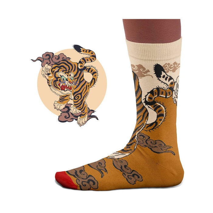 Perinteinen tiikeritatuointi sukat – Sock Affairs