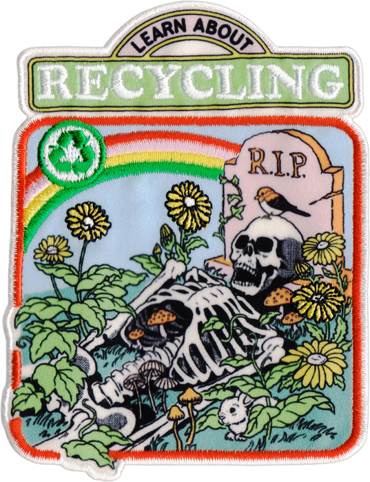 Steven Rhodes: Learn About Recycling – kangasmerkki