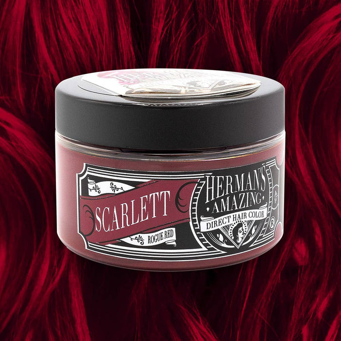 Scarlett Rogue Red Vegan Semi-Permanent Hair Color - Herman's Amazing